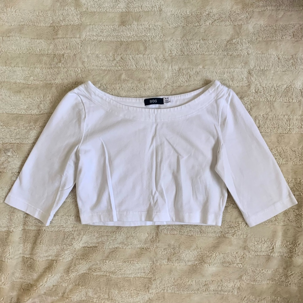BDG Sleeve Cropped Top